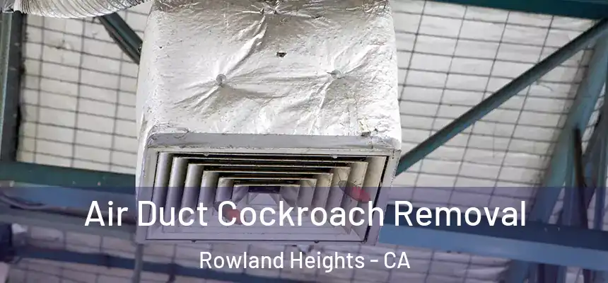  Air Duct Cockroach Removal Rowland Heights - CA