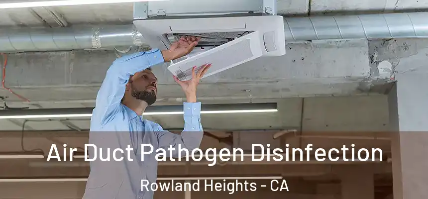 Air Duct Pathogen Disinfection Rowland Heights - CA
