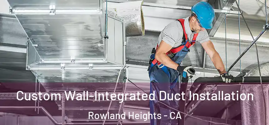 Custom Wall-Integrated Duct Installation Rowland Heights - CA