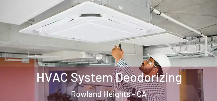 HVAC System Deodorizing Rowland Heights - CA