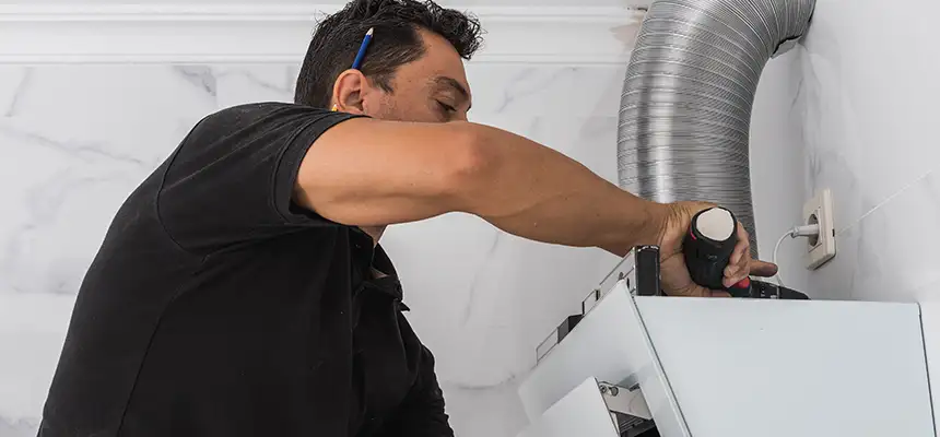 Precision In-wall Dryer Vent Cleaning & Rerouting Corrections in Rowland Heights, CA